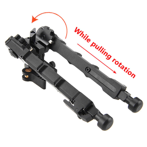 Outdoor Adjustable V9 Tactical <strong>Bipods</strong> with 20mm <strong>Mount</strong> - Product Image 4