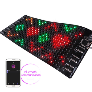 Pantalla Led Flexible personalizada, pantalla Led Flexible, pantalla para sombrero, botella de vino, camiseta, mensaje enrollable, aplicación inalámbrica programable - Product Image 1