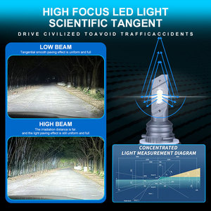 H15 gemi hazır H15 LED far ampulü özel araçlar canbus ile modifiye LED lamba ampulü kafa lamba ampulü golf 7 için - Product Image 5