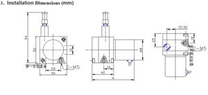 Wirtschaft licher 1000-mm-Zugdraht-Verschiebungssensor AB-Phasen-TTL-Ausgang - Product Image 5