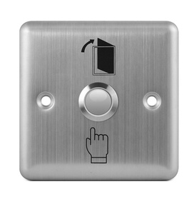 Serie 86 in acciaio inox automatico Reset porta pulsante di rilascio esterno sistema di controllo accessi TCP/IP metallo pannello interruttore di uscita