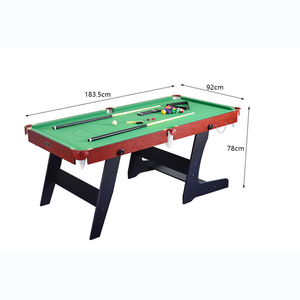 Mesa de billar plegable portátil multifuncional para interiores y exteriores, juego de lujo familiar para disfrutar de la hora, conferencia en casa - Product Image 4