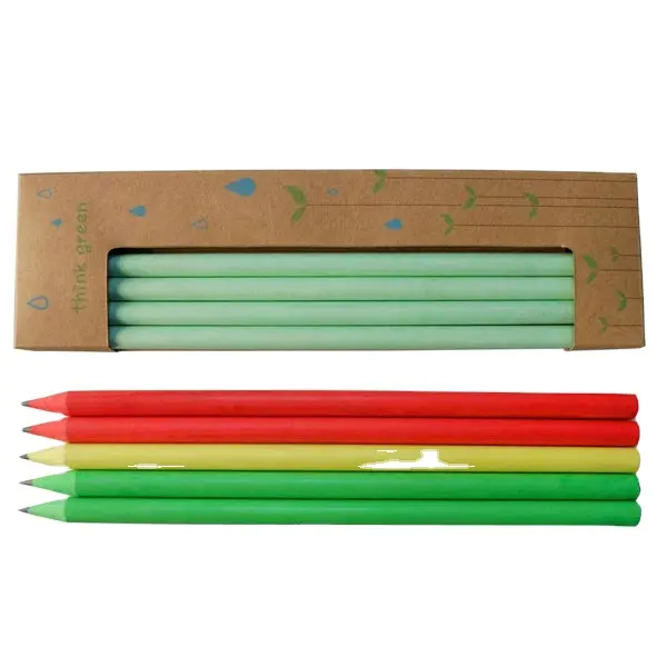 Crayon de couleur personnalisé en bois, modèle Original