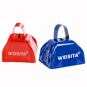 Tùy chỉnh in ấn cowbell bán buôn bóng chày kim loại cổ vũ chuông 3 inch kim loại bò chuông - Product Image 4