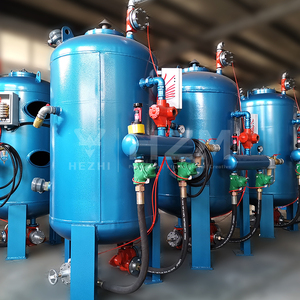 Ucuz 300L taşınabilir kuru kumlama temizleme Pot aşındırıcı Blaster makinesi için kumlama odası - Product Image 6