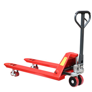 Manual Hydraulic Handling Forklift Hydraulic <strong>Pallet</strong> Cattle <strong>Loading</strong> And <strong>Unloading</strong> Hand Push Trailer Manual Forklift Trolleys - Product Image 3