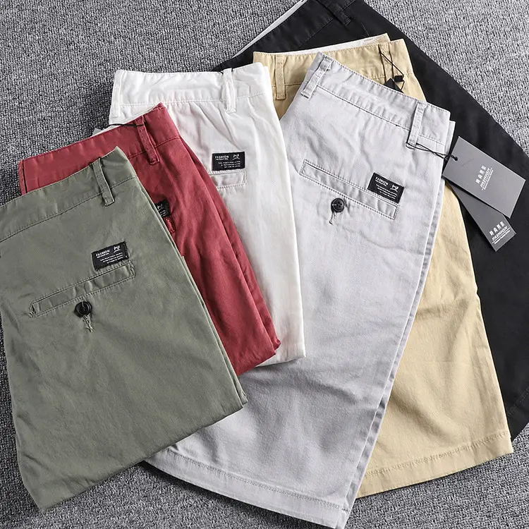 2022 Verão personalizado shorts dos homens Fábrica Atacado barato shorts homens Khaki chino shorts homens