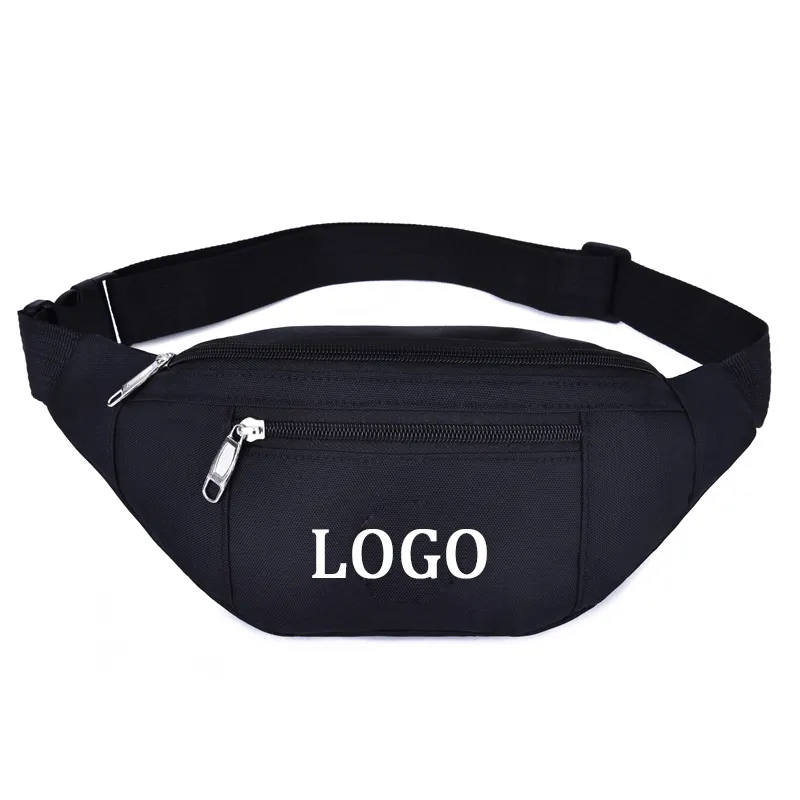 2024 Ultra léger personnalisé impression personnalisée oem conception toile à la mode croix corps ceinture fanny pack taille sacs pour hommes Hip Bag