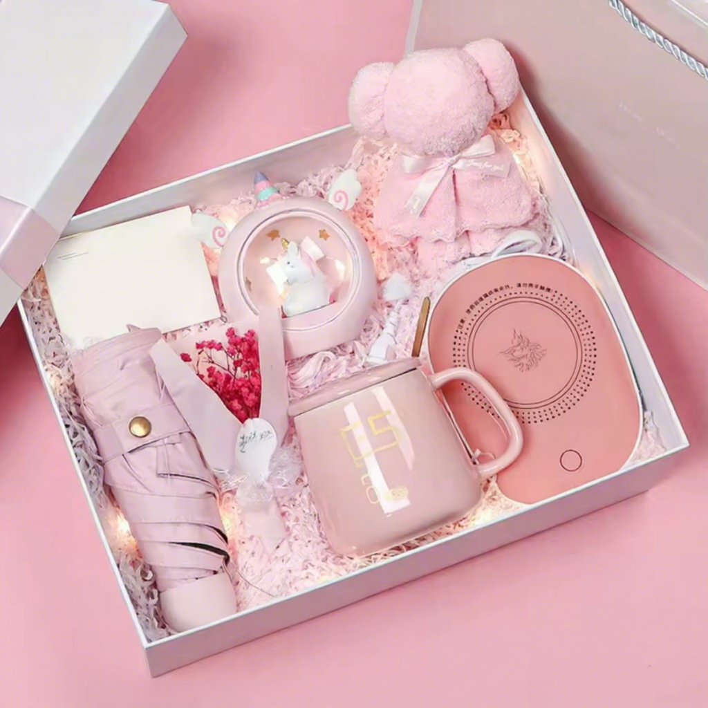 Caja de regalo rosa 8