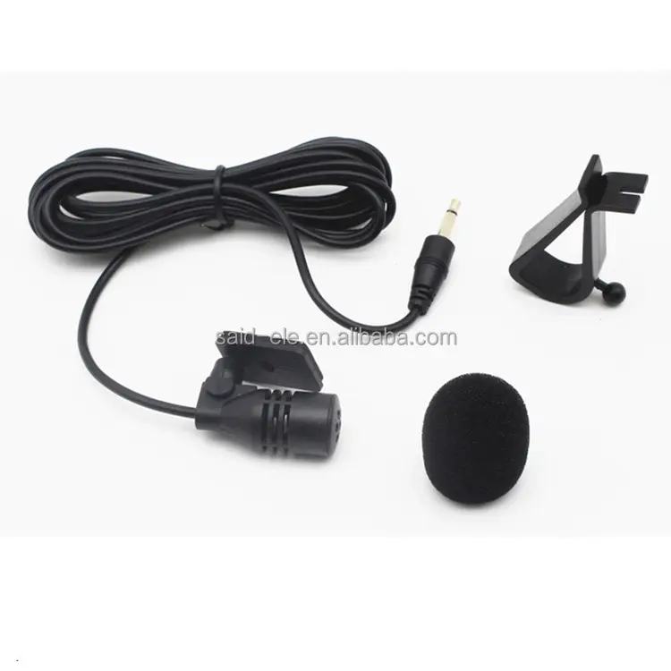 Yaka yaka mikrofonu klip mikrofon yapışkan bant mikrofon konferans kulaklık mikrofon 3.5mm Mono tak