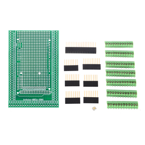 Çift yan Pcb prototip vida Terminal bloğu kalkan kurulu kiti Arduino için Fit Mega 2560 R3 genişletme kartı PCB Terminal bloğu
