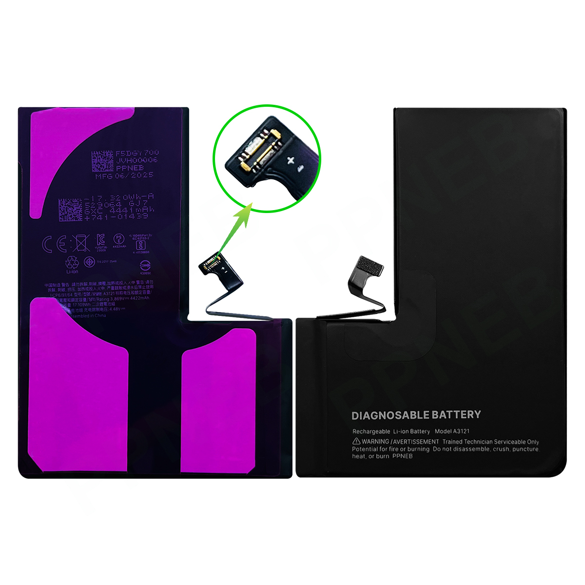 For iPhone 15 Pro Max battery