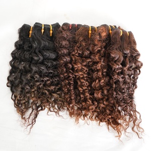 WXJ קינקי מתולתל שיער חבילות 35g 50g 20 יח'\חבילה ברזילאי אדם שיער לא מעובד ערב מכירה לוהטת פריט שיער Wholesales משלוח חינם