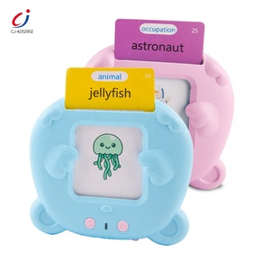 Chengji 225pcs English Words Flash Cards Reader Bear Learning Machine Early Education Flash Card Reader Machine for Kids - Product Image 4