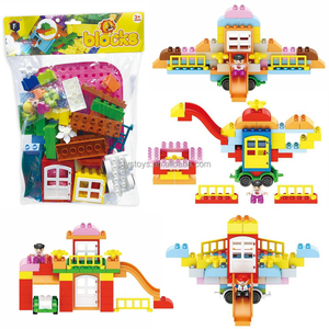 Juegos de bloques de construcción educativos Diy de plástico, 49 Uds., rompecabezas, bloques de construcción, modelo de Juguetes - Product Image 6