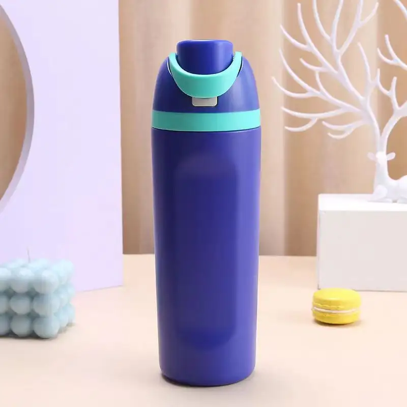 Flacon thermos de sport de voyage sans BPA gobelet isolé sous vide 600ML bouteille d'eau en acier inoxydable 316