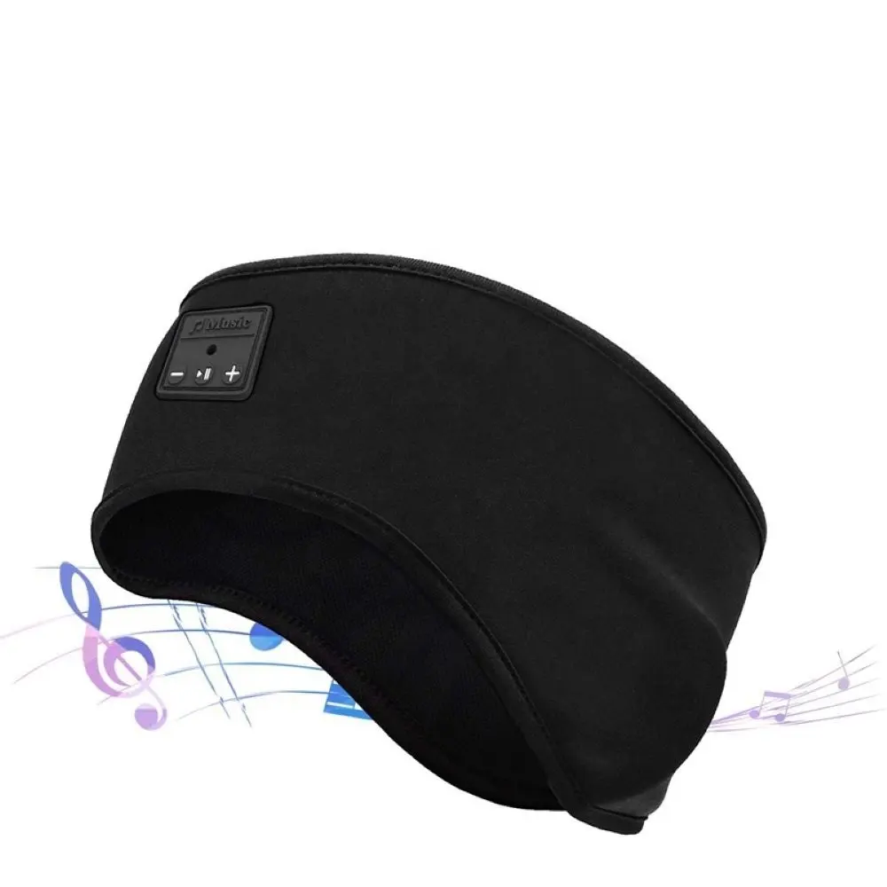Bluetooth kulaklık kafa bandı zevk müzik spor bandı uyku kulaklık bandı hoparlörler ile Unisex kafa bandı mikrofon ile