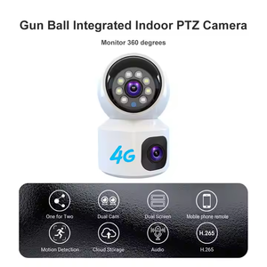 V380กล้องรักษาความปลอดภัยอัจฉริยะในร่มเลนส์คู่4G 4MP HD ไร้สาย IP Baby PTZ เซ็นเซอร์ CMOS สำหรับการจัดเก็บข้อมูลแบบคลาวด์ - Product Image 4