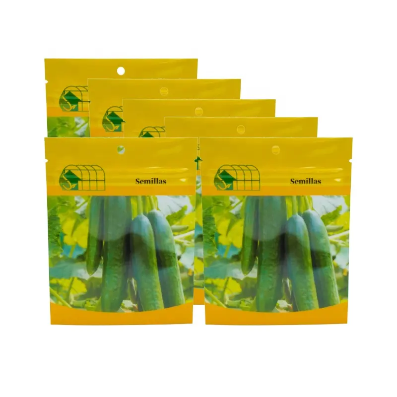 果物野菜種子用の生分解性3面セルフシールアルミホイルバッグ防湿および防臭
