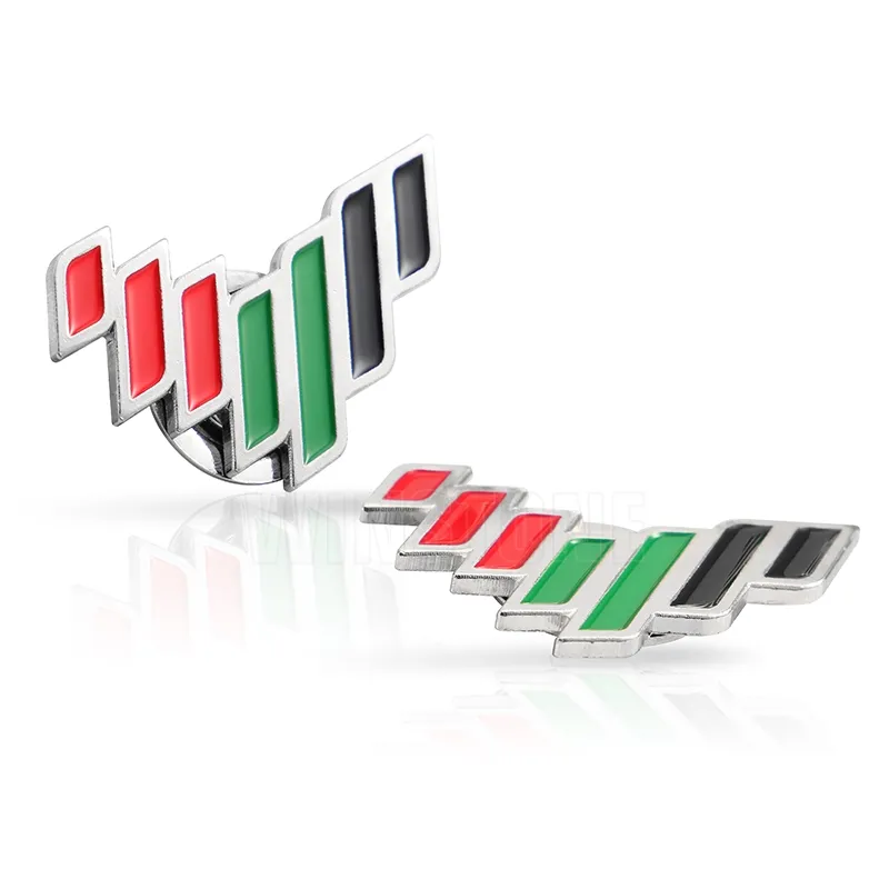 Gli emirati UAE 50 anni marchio nazionale Logo servizio personalizzato smalto perno magnetico badge