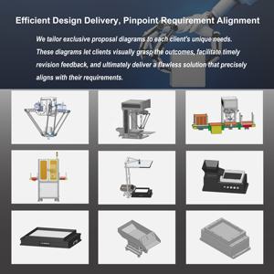 <span class=keywords><strong>Robot</strong></span> parallèle Delta pour machine de sélection et de placement automatique durable et efficace avec bras à 3 axes pour l'industrie manufacturière multiple - Product Image 6