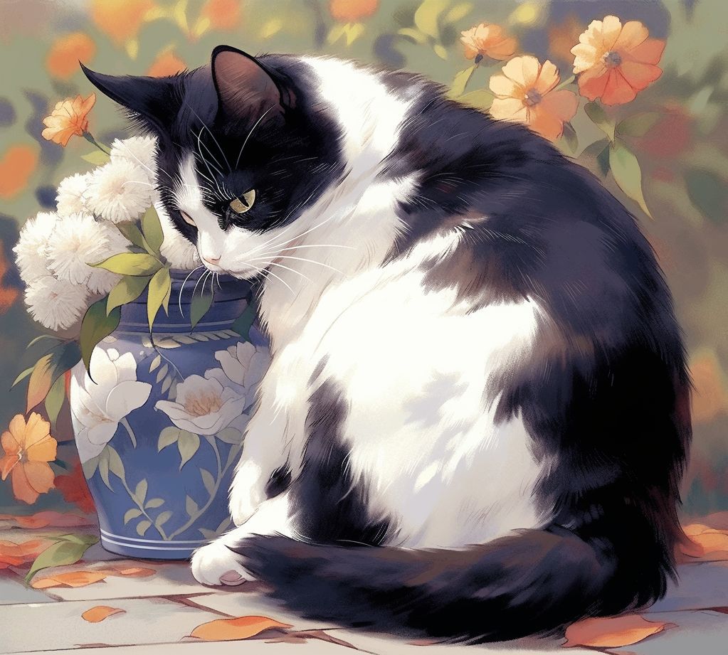 46558 chats domestiques-quatre