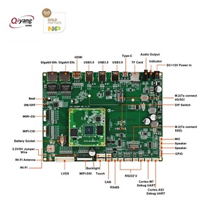 Potente processore quad core CortexA53 i.MX8M plus SOM con NPU, GPU, computer a scheda singola arm scheda android linux industriale - Product Image 5