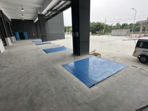 Lager-und Logistik park Feste Bordbrücke, die die Plattform zum Be-und Entladen von Platten containern regelt - Product Image 3