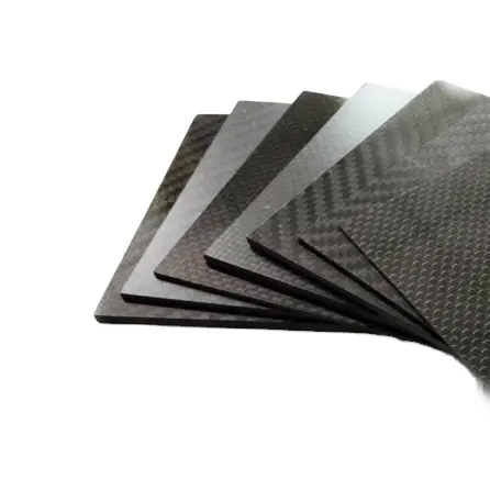 Custom all kinds of high quality 1mm 10mm forged cutting 1K 3K 12K carbon fiber flat plate sheet