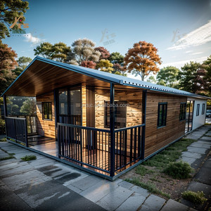 Nhà thiết kế chuyên nghiệp trình bày bản vẽ thiết kế mở rộng container nhà prefab mở rộng kết cấu thép xây dựng để bán - Product Image 1