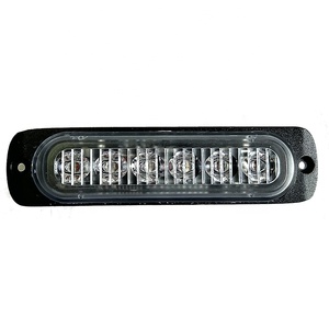 YUANHAO Ultra ince LED acil uyarı dikkat işık DC12V 24V LED far 3 watt Led uyarı ışıkları 21 flaş desenleri ile - Product Image 2