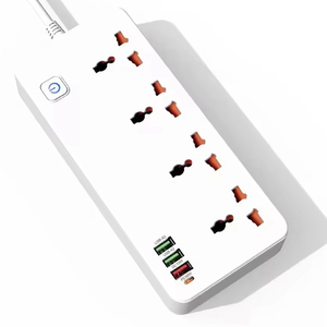 4 <span class=keywords><strong>USB</strong></span> AC cabo de entrada 2M 0,75 cobre Potássio NitridePD 35W GaN Powerstrip 4 saídas CasemadeofPC plástico material flameresistant