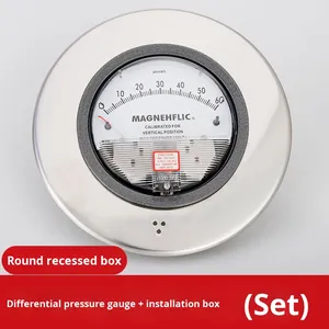 מד דיפרנציאלי מיקרו-לחץ מד 0-30pa שלילי לחץ אוויר איכות מדידה בית החולים חדר נקי 100 מ "מ - Product Image 4