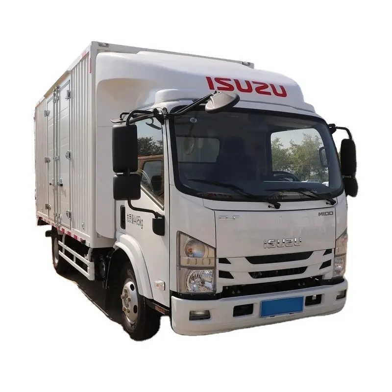 2023 Isuzu Qingling KV100 4.13 mètre 120 hp campeur de camion léger à une rangée 2.5L MPV en stock fourgon de camion polyvalent Diesel