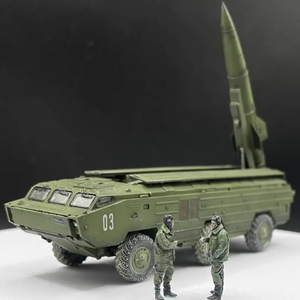1:72 ölçekli Model Unisex rus SS-21 dairesel nokta taktik füze roket başlatıcısı Metal zırhlı Tank araç koleksiyonu oyuncak - Product Image 1