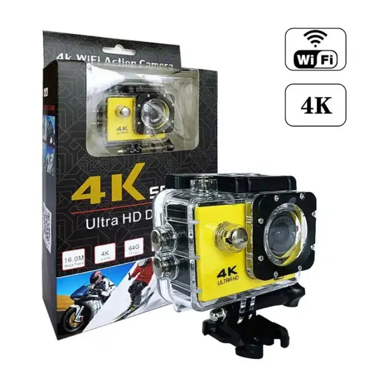 JW712 Professional Full HD 4K Wifi 1080P impermeabile sport Action IP Camera Action Camera 4k impermeabile