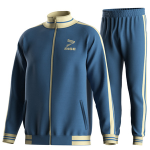 Ensemble survêtement fitness personnalisé équipe de football gym en plein air survêtement personnalisé pour hommes vêtements d'entraînement gym 2PCS - Product Image 2