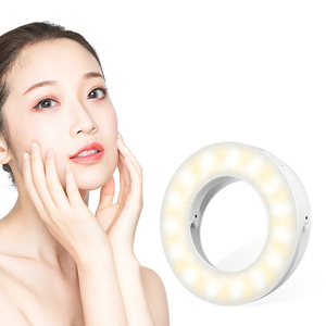 <strong>High</strong> Quality Portable Clip on Highlight LED Mini Ring <strong>Light</strong> Professional Make up Selfie Ring <strong>Light</strong> for Phone Selfie - Product Image 1