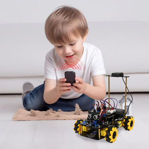 4WD DIY <strong>Robot</strong> Vehicle with GPS and <strong>Remote</strong> <strong>Control</strong> Programmable ESP32 Arduino Starter Kit for Arduino Tinkerers - Product Image 2