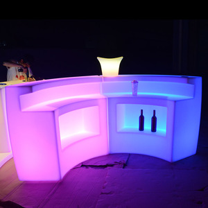 Ledบาร์เคาน์เตอร์และโต๊ะ/Commercial Top Hookah Illuminated Led Night Clubเฟอร์นิเจอร์Lounge Barบาร์โมเดิร์นเคาน์เตอร์ - Product Image 4