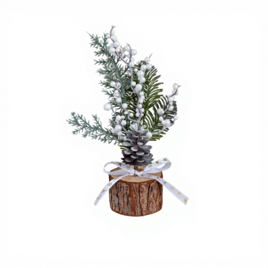 Jeune sapin argenté