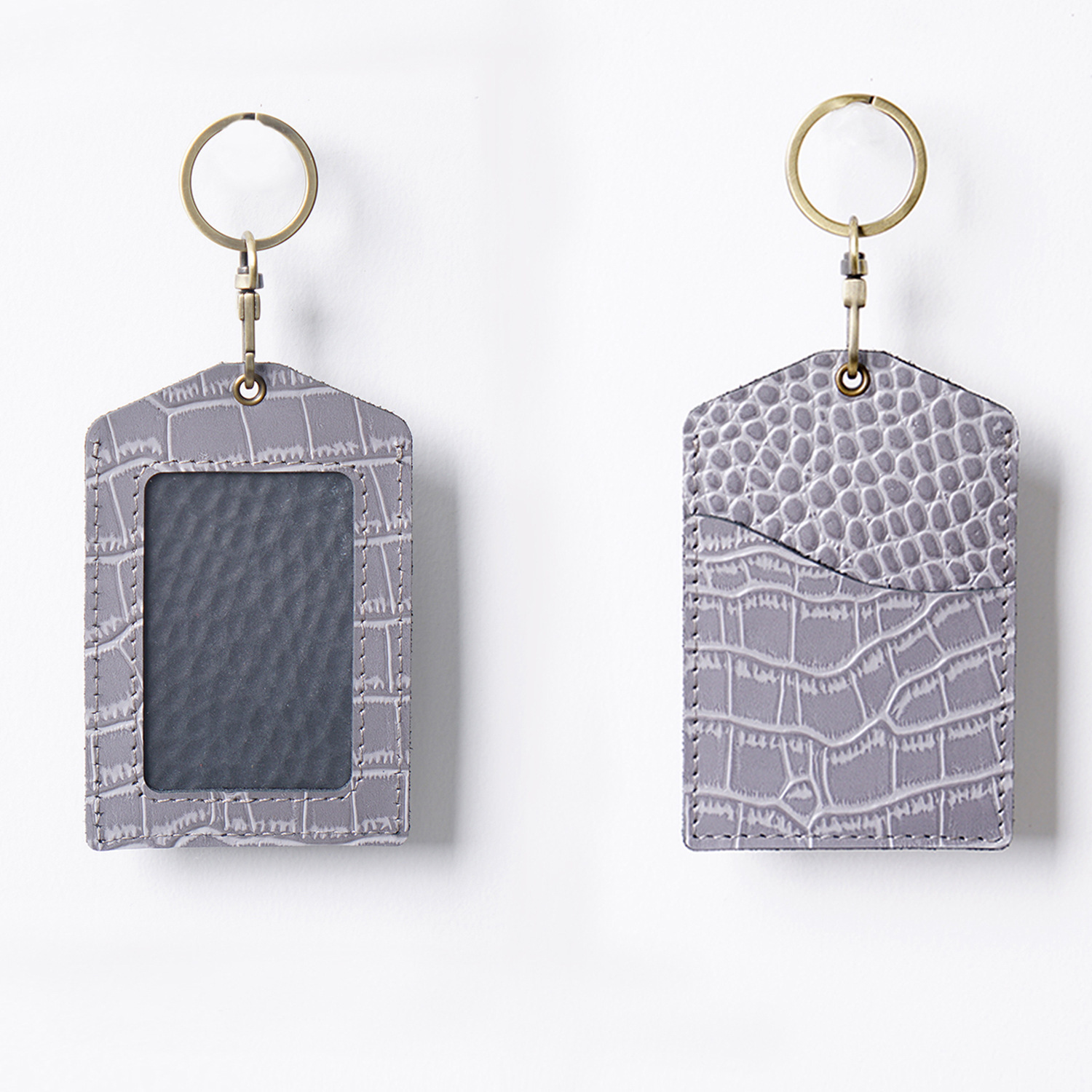 Crocodile pattern gray