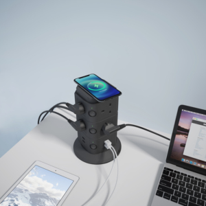 Desktop UK Multi - Layer 10-AC-Steckdose 4 - USB Tower Power Smart-Verlängerung kabel - Product Image 6