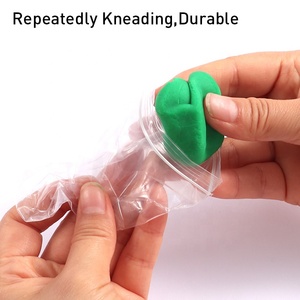 Foska toksik olmayan kil yeniden kullanılabilir kolay karışım asla MSDS sertifikası olan çocuklar için plastisin kil 12 renk kurur - Product Image 4