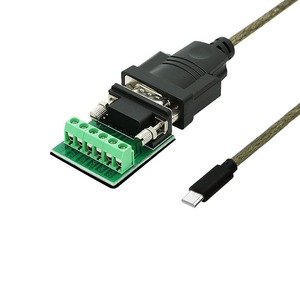 Industrial-Grade USB RS485/422 Serial <strong>Port</strong> Cable Type-C DB9-pin <strong>COM</strong> <strong>Port</strong> Communication Conversion Cable Copper New Title