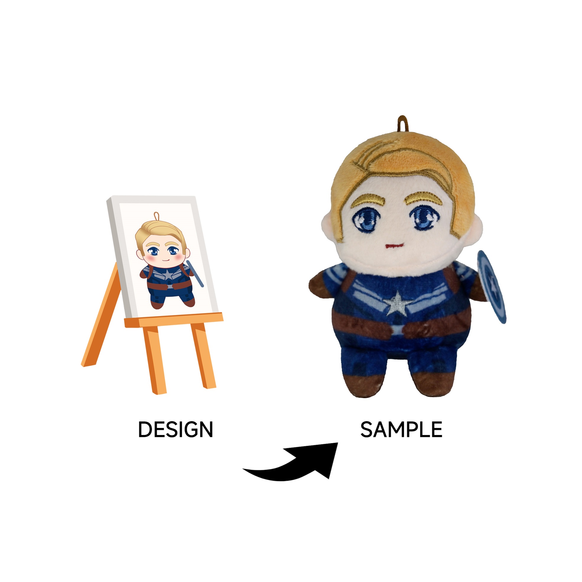 plush keychain