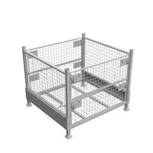 Contenedor de alambre plegable de grado industrial Capacidad de carga pesada Profesional - Product Image 1