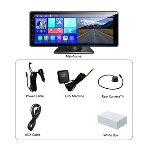 หน้าจอระบบนำทางแบบคาร์เพลย์สี่แชนแนล10.33นิ้วระบบแอนดรอยด์ออโต้4K รองรับ DVR BT สำหรับ Apple CarPlay - Product Image 6