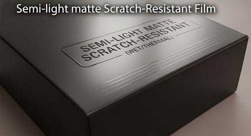 Semi-light matte Scratch-Resistant Film