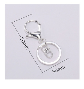 Toptan Metal istakoz pençe toka anahtarlık döner toka kanca anahtarlık döngü anahtarlık 30mm düz bölünmüş halka döner toka - Product Image 4